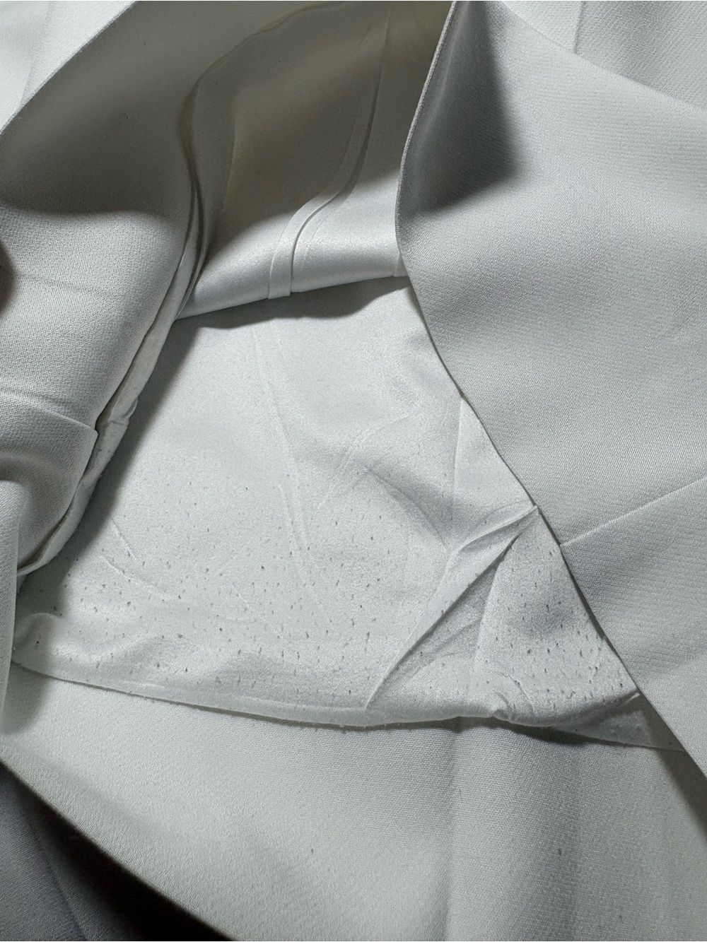 RETROFÊTE Antonia White Wide-Leg Suit Pants - Picture 8 of 8